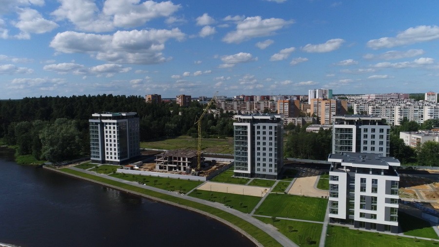 Стройка жилого дома в пойме р. Сатис