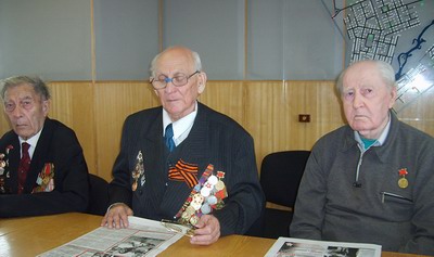 Саров. Ветераны Курской битвы