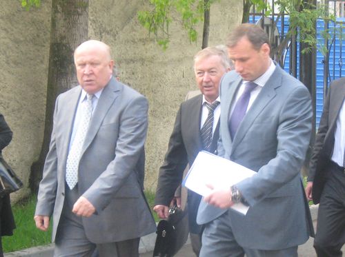 Слева направо: В.Шанцев, В.Жигалов, Д. Сватковский