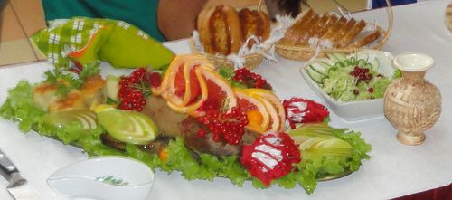 Русский гусь с антоновкой