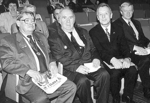 Слева направо: Ю.Трутнев, Ю.Романов, В.Незнамов, В.Соловьев