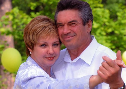 С супругой Верой Геннадьевной