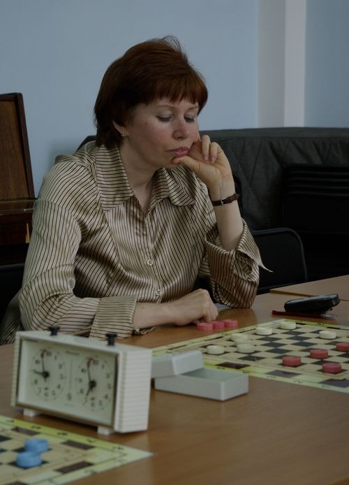 Шашки - одно из главных увлечений М.Забелиной