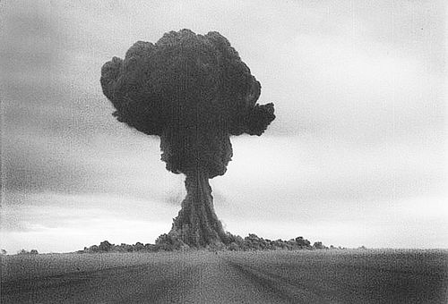 Над полигоном вырос "гриб"