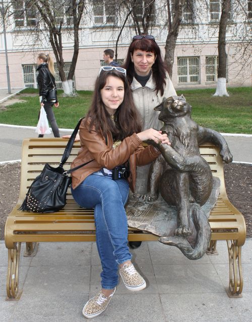 Кира Жогова с дочерью Ксенией