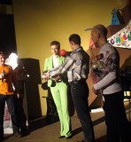 Вручение приза Юле