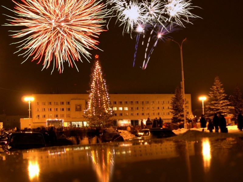 Салют на Рождество 2004 г.