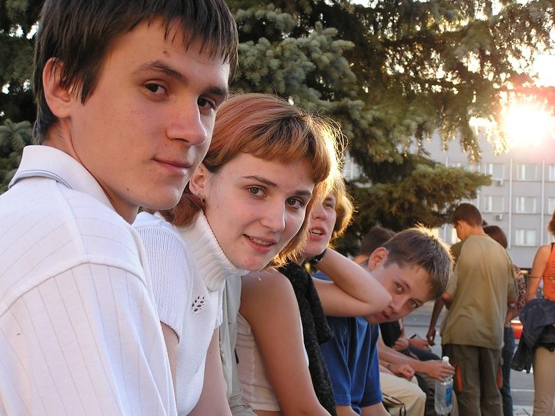 Тусовка на солнышке..