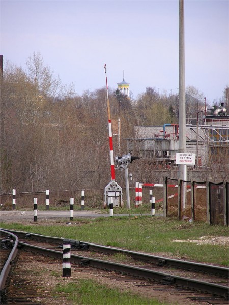 Дом со шпилем. Вид с вокзала