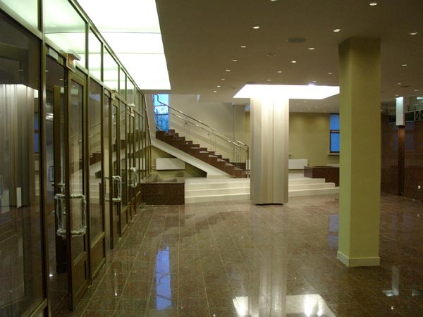 Новое здание театра: вид изнутри