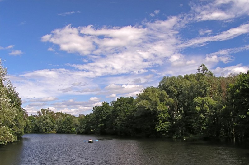 Сатис. Вид с висячего моста