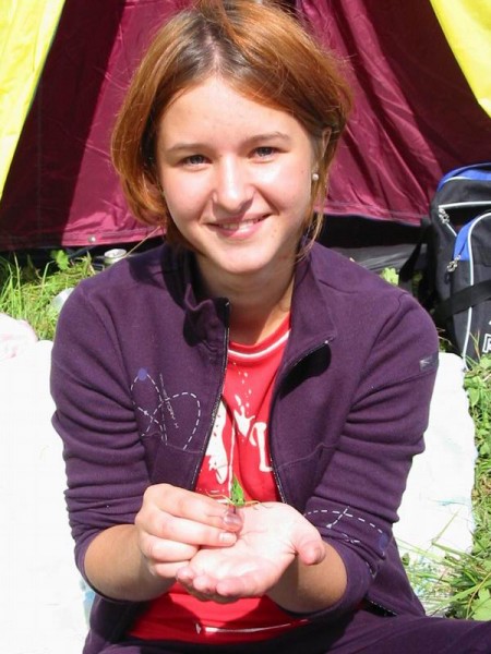 Карамелька с кузнечиком