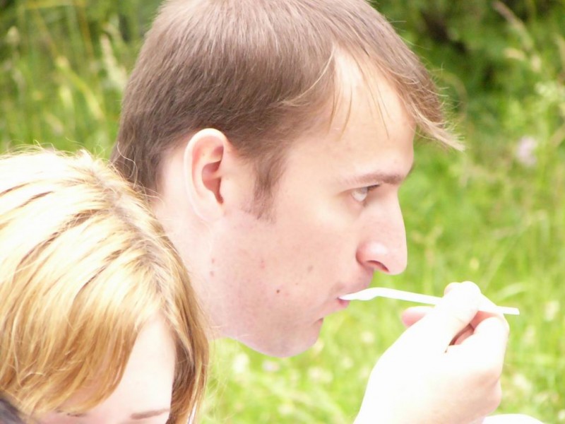 Мартин за едой