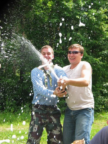 Шампанское на BadBlock'a